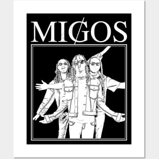 Migos // Hip hop // White Posters and Art